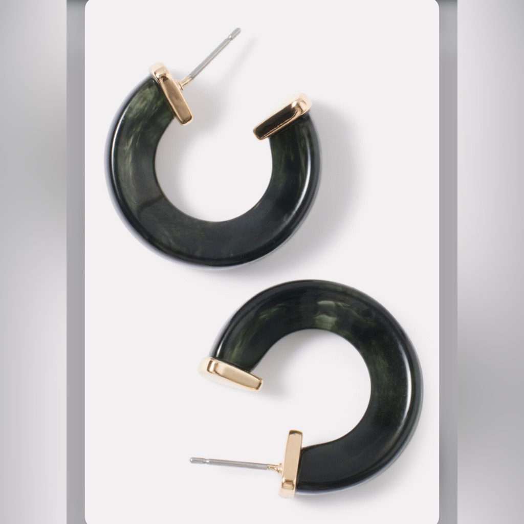 Evereve Lyla Resin Hoop Earring 38$